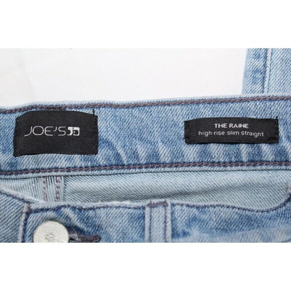 JOE'S THE RAIN HIGH RISE SLIM STRAIGHT BLUE JEANS WOMENS DENIM SIZE W26 - Picture 10 of 15